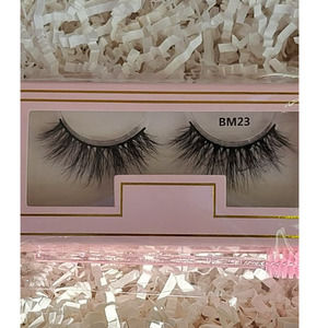 Summertime-New Fluffy 100% 3D Real Mink 12-15mm Mix Length Eyelashe Strips-